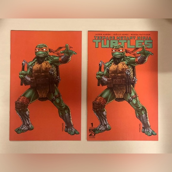 TMNT # 1 SDCC, # 1, 2 NYCC, # 2 8 Bit, TMNT # 2 NYCC 2024 Virgin Variant Poncho - Picture 2 of 16